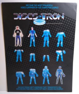 Discs Of Tron Arcade Flyer 1983 Original Video Game Foldout Brochure Sci-Fi