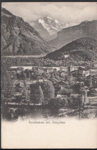 Switzerland Postcard - Interlaken Mit Jungfrau    RS4114