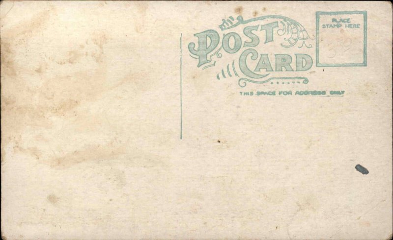 Manila Bay Philippines Spanish American War Battleship Patriotic c1910 Postcard 