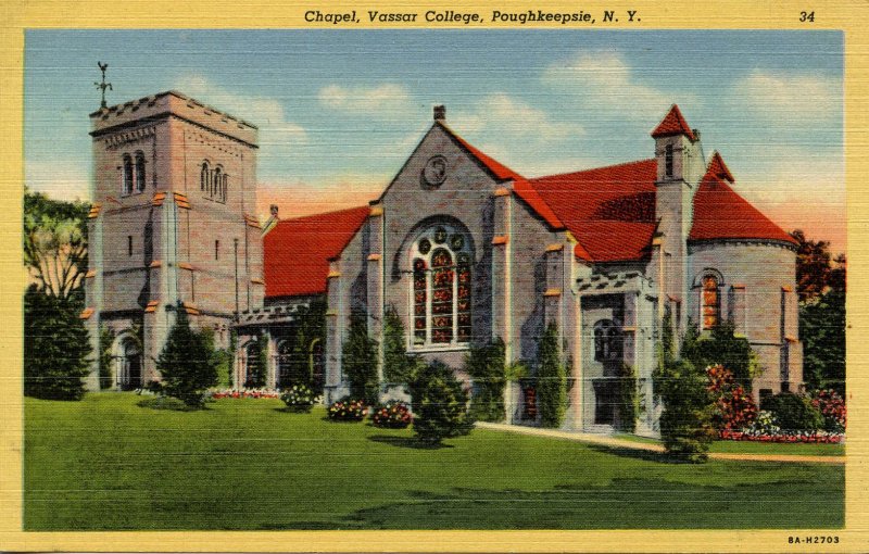 NY - Poughkeepsie. Vassar College, Chapel