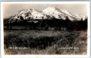 c1940s Siskiyou Co, CA RPPC Mt Shasta Scenic Real Photo PC Eastman A165