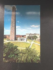 Postcard Historic Bunker Hill Monument in Charlestown, MA   X6