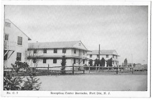 Reception Center Barracks Fort Dix New Jersey WW2