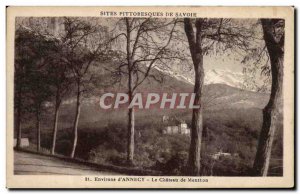 Old Postcard Environs d & # 39Annecy Chateau de Menthon