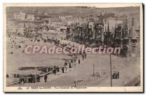 Old Postcard Mers les Bains Vue Generale Esplanade