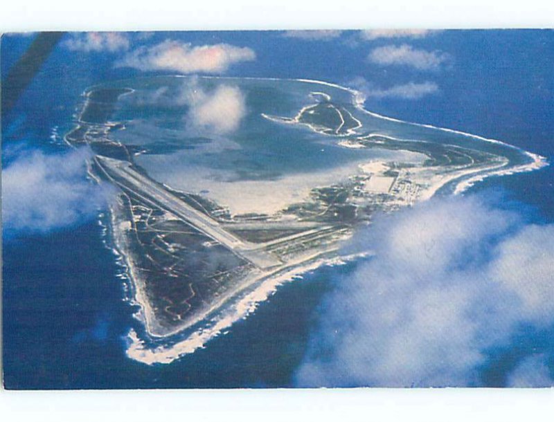 Pre-1980 AERIAL VIEW Wake Island AD0091