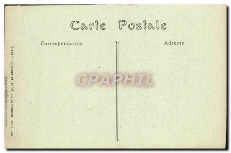 Old Postcard Rigny Chateau d & # 39Usse