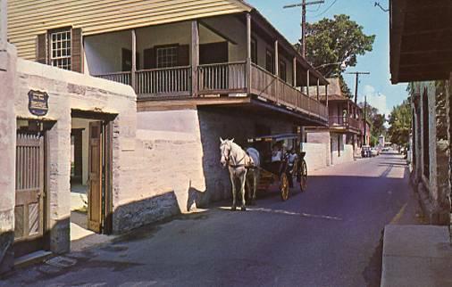 FL - St. Augustine. St. George Street, Arrivas House