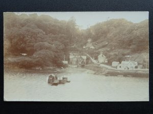 Cornwall St Mawes Feock RIVER FAL & KING HARRY FERRY BRIDGE c1910 RP Postcard