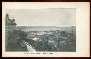 h2789 - QUEBEC CITY Postcard 1910s Harbor View Louis Basin