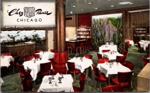 Postcard Chez Paree 610 Fairbanks Court in Chicago, Illinois