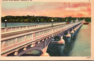 Maryland Annapolis Severin River Bridge
