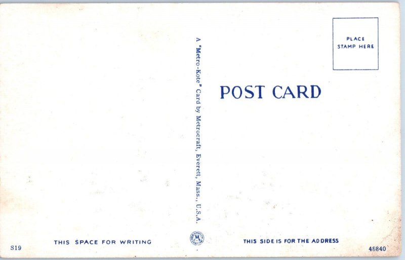 Greetings from Detroit Michigan The Motor Capital of the World Michigan Postcard