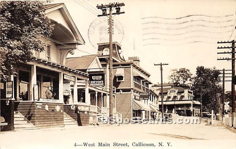 West Main Street Callicoon NY 1933