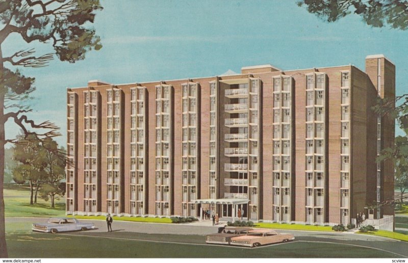 GREENSBORO , North Carolina , 50-60s ; Alonzo C. Hall Towers