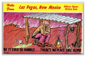 Comic Greeting Silver Spur Drive Inn Las Vegas NM UNP Chrome Postcard Y16