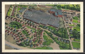 North Carolina. Swannanoa - Aerial View Of Beacon Manufacturing - [NC-077]