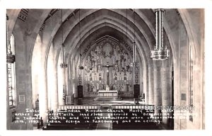 Interior of Indian Mission Church - Marty, South Dakota