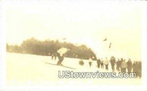 Real Photo - Slalom Race Shaw's Hill - Bristol, New Hampshire NH  