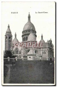 Old Postcard Paris Montmartre's Sacre Coeur