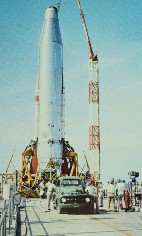 1960's Atlas Intercontinental ICBM Ballistic Missile Cape Canaveral P37
