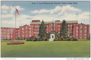 Michigan Battle Creek Leila Y Post Montgomery Hospital 1952 Curteich