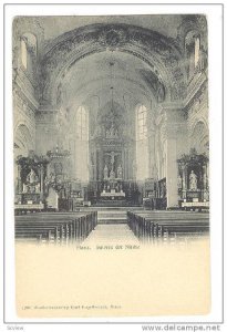Inneres der Kirche, Stans, Nidwalden, Switzerland, 10-20s