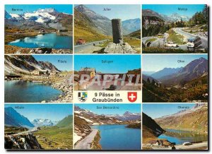 Postcard Modern Pass in Graubunden