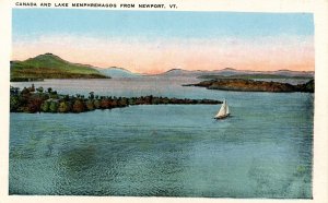 VT -  Newport. Canada and Lake Memphremagog