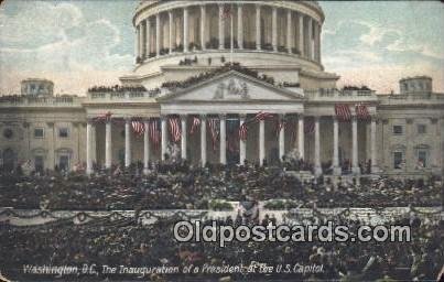 Washington D.C., Inauguration United States Political Postal Used Unknown rou...