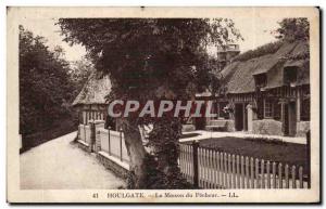 Old Postcard Houlgate House of fisherman