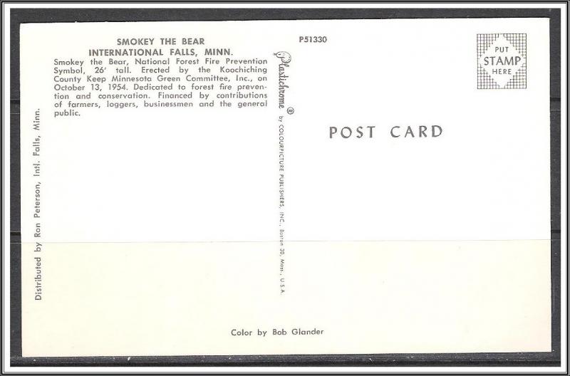 Minnesota, International Falls Smokey The Bear