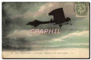 Old Postcard The Jet Aviation monoplane Antoinette M Hubert Latham