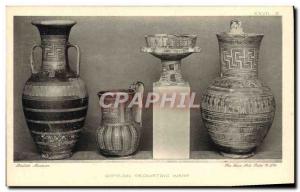 Postcard Old Pottery Ceramic British Museum
