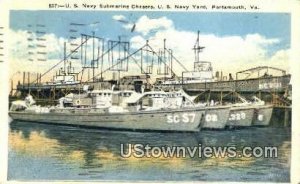 Us Navy Submarine Chasers Nav Yard - Portsmouth, Virginia