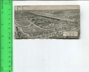 474790 USA PA advertising Hershey chocolate factory Vintage miniature postcard
