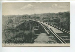 443175 Uganda railway viaduct B.E.A. Vintage postcard