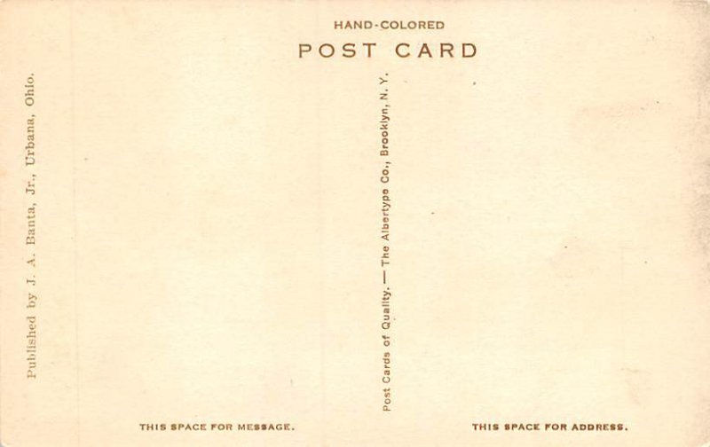 Willow Drive Urbana, Ohio OH Postcard