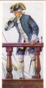 Carreras Vintage Cigarette Card Naval Uniforms No 13 Post Captain 1740