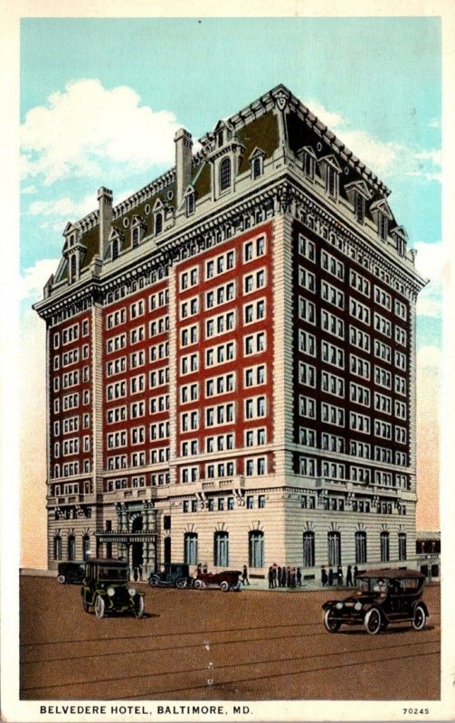 Maryland Baltimore Belvedere Hotel 1931