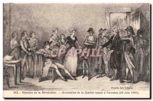 Old Postcard History of Revolution Arrest of the Royal Family Varennes June 2...