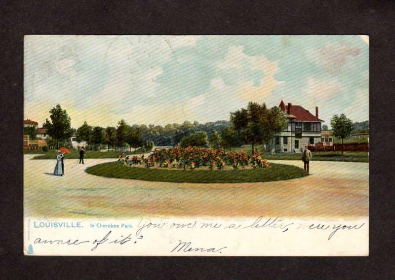 KY Cherokee Park Louisville Kentucky Raphael Tuck & Sons UDB Postcard