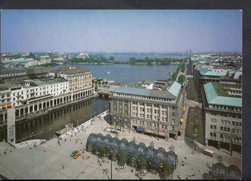 Germany Postcard - Hamburg - Alsterarkaden Und Alster  RR1581