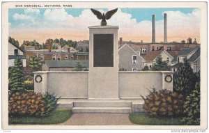 MAYNARD, Massachusetts, 1900-1910´s; War Memorial