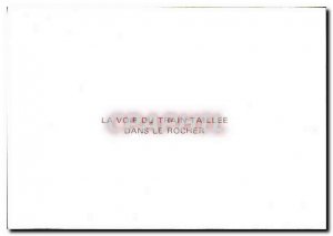 Old Postcard The Path Train Size in the rock