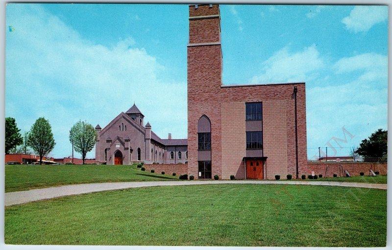c1950s Valdese, N.C Waldensian Presbyterian Church Henry H Ahrens Chrome PC A209