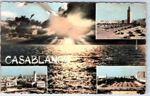 CASABLANCA multiview Morocco Postcard