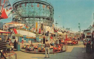 Long Island New York Rockaways' Playland Amusement Park, Photochrome PC U7892