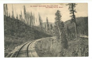 MT - Coumbia Falls. Along the Great Northern Railway