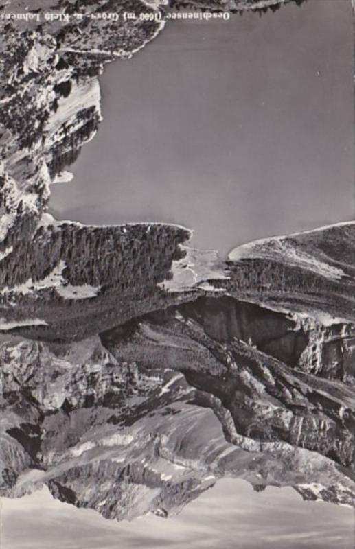 Switzerland Oeschinensee Gross und Klein Lohnen Totalansicht Photo